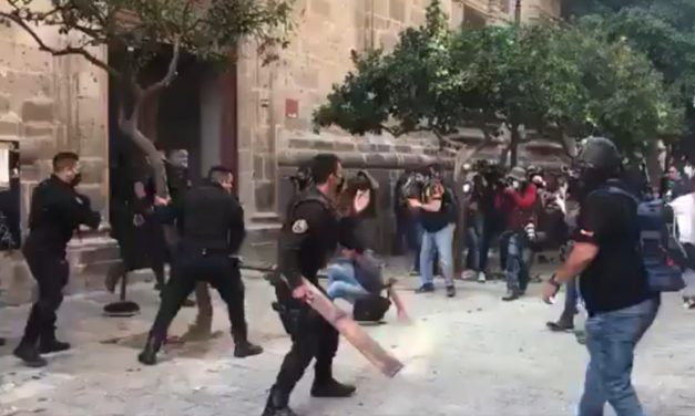 Violencia policial contra manifestantes; una práctica recurrente