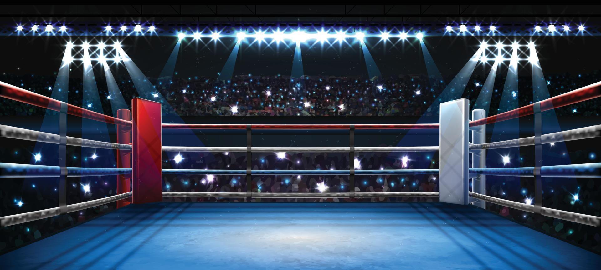 boxing-ring-background-concept-free-vector